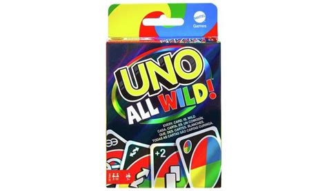 uno cards argos|Buy UNO All Wild Card Game .
